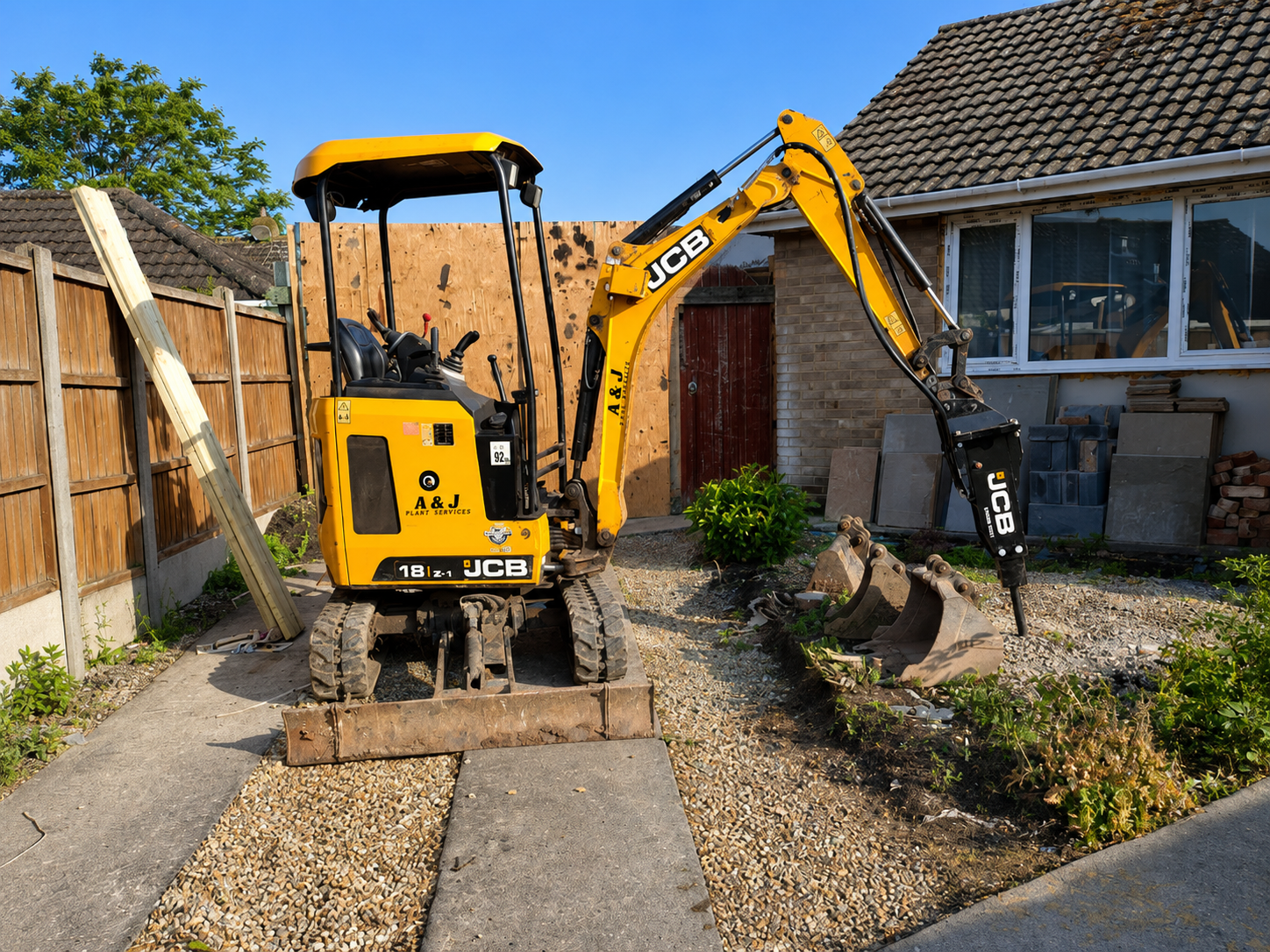 JCB 18Z-1 mini excavator