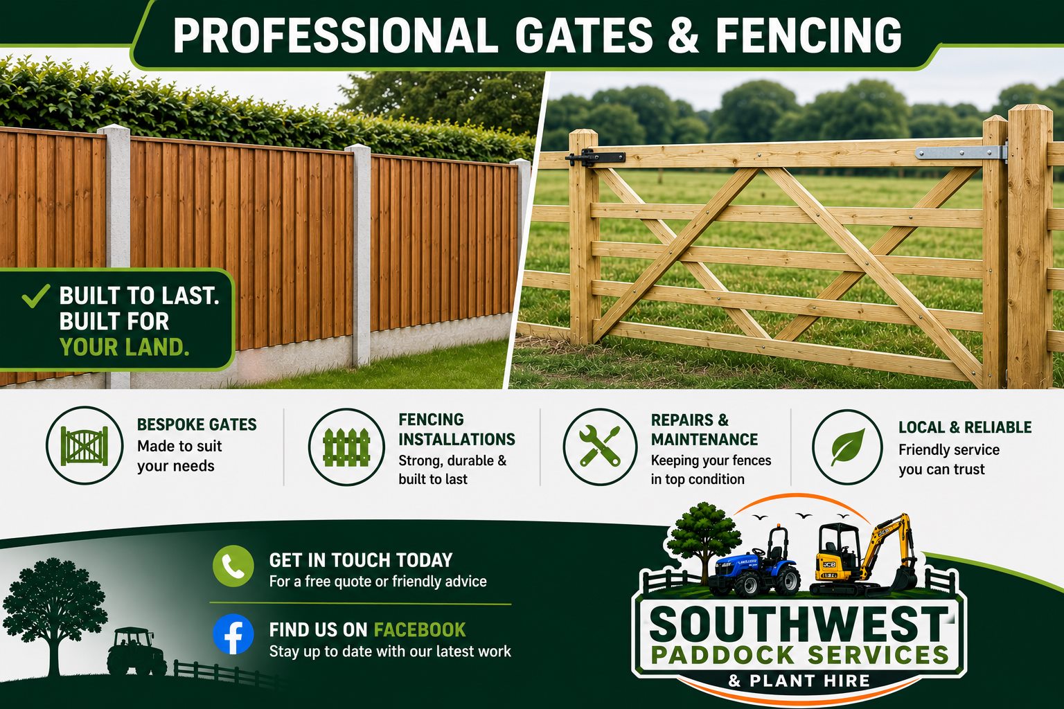 Fencing project by Southwest Paddock Services