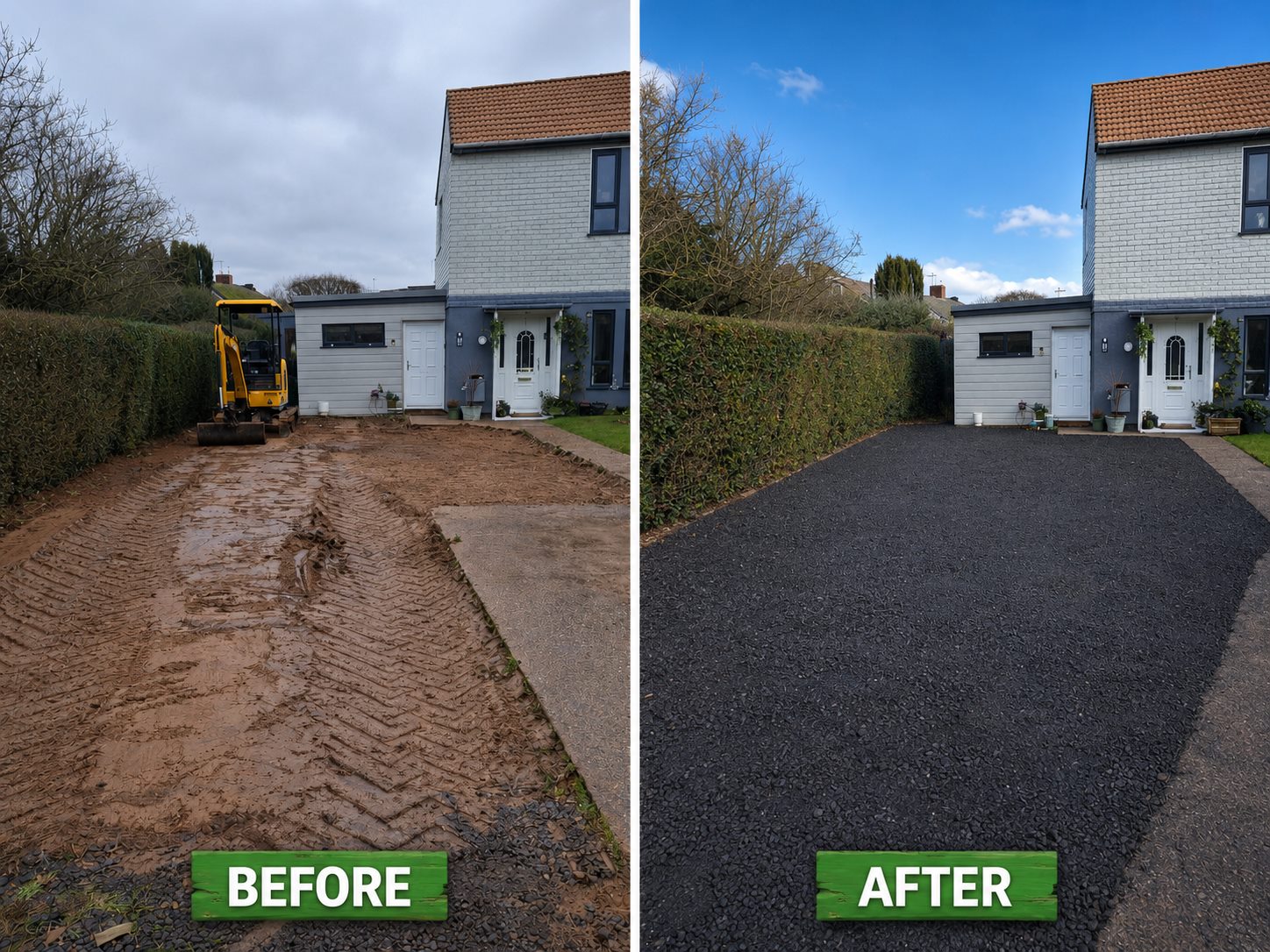 Groundworks and drainage project